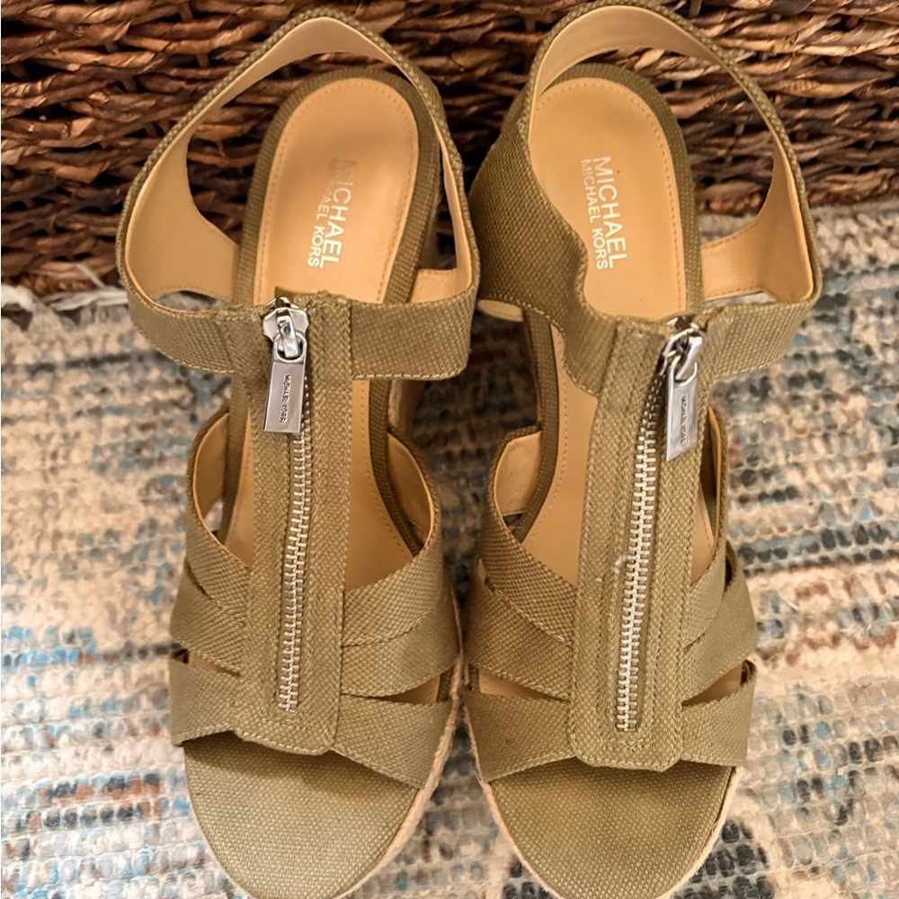 Michael Kors Olive Green Women's Espadrilles